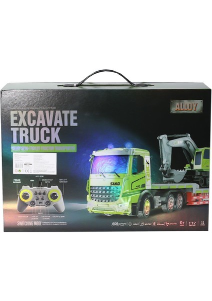 HJ8010 Kumandalı Tır Excavatör  -Gepettoys