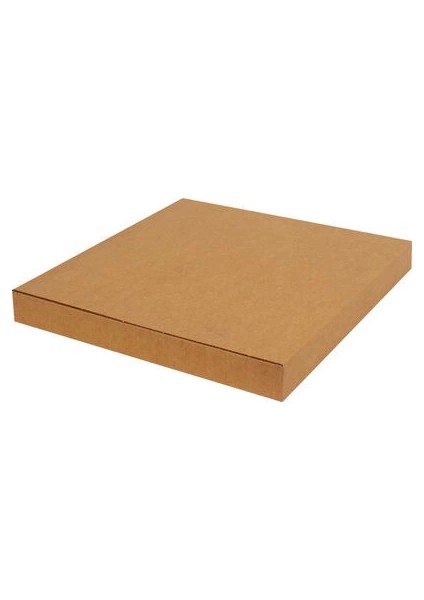 35 x 4 x 35 cm Kilitli Kutu - Kraft