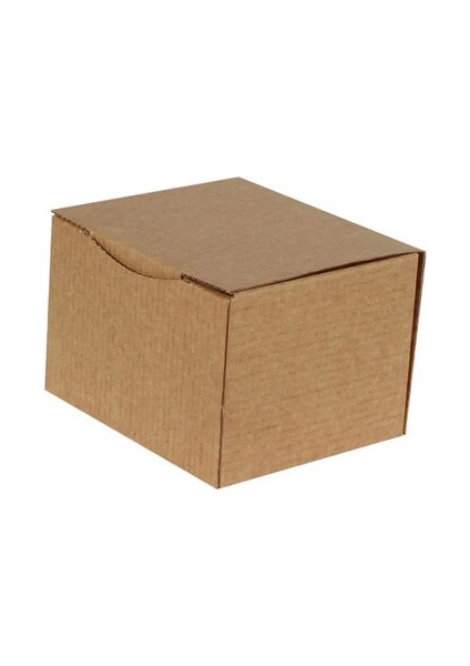 12,5 x 10,5 x 8 cm Kilitli Kutu - Kraft