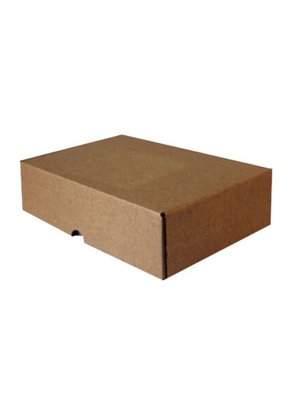 28 x 18 x 7 cm Kilitli Kutu - Kraft