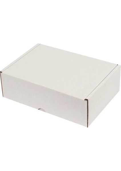 12 x 10 x 4,5 cm Kilitli Kutu - Beyaz