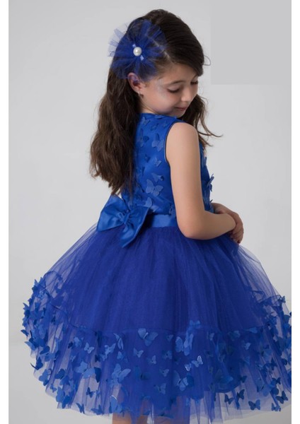 Kelebekli Tüllü Elbise 2/9 Yaş fiyatları