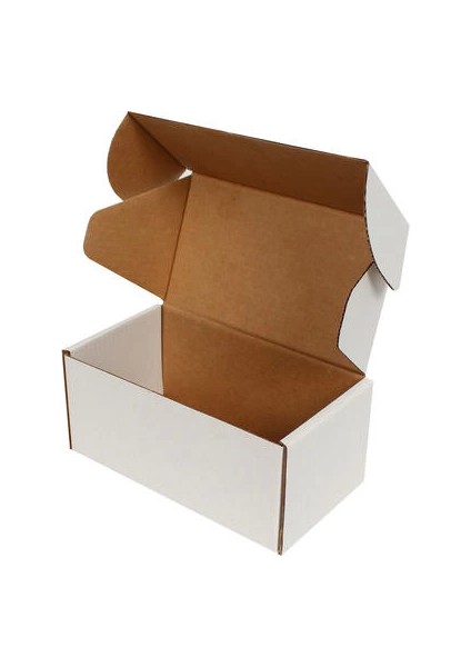 15 x 8 x 6,5 cm Kilitli Kutu - Beyaz