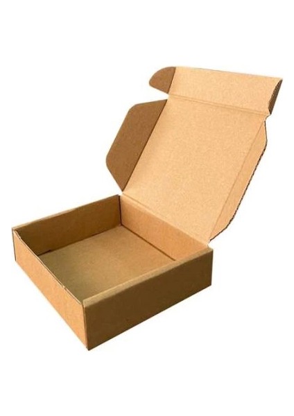 12 x 10 x 3 cm Kilitli Kutu - Kraft