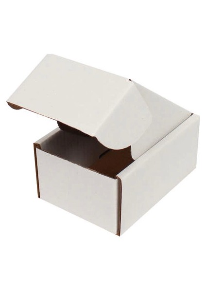 10 x 7 x 4,5 cm Kilitli Kutu - Beyaz