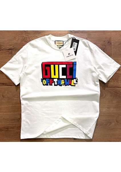 Off The Whall Göğüs Yazılı T-Shirt