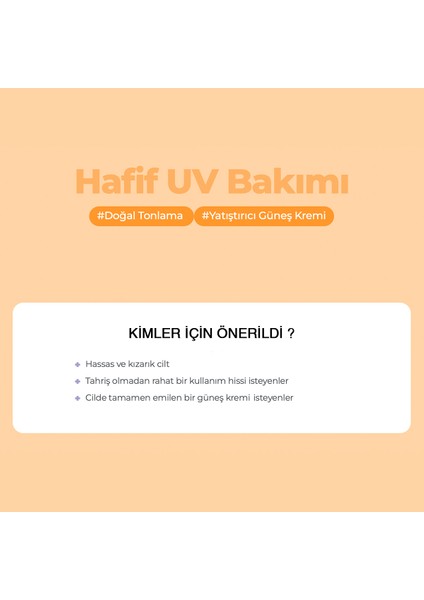 Havuç Ve Centella İçeren Tone Up Etkili Hafif Yapılı Mineral Güneş Kremi Spf50+ Pa++++ 50ml