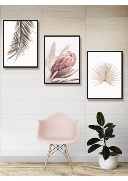 Tekno Trust Çok Renkli Modern Sanatsal Uv Baskı Mdf Dekoratif Tablo Mdf 3 Çerçevesiz Modern