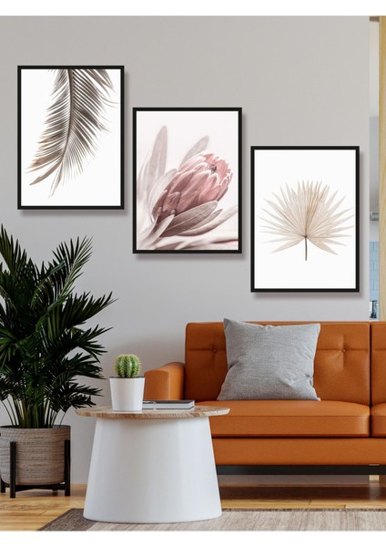 Tekno Trust Çok Renkli Modern Sanatsal Uv Baskı Mdf Dekoratif Tablo Mdf 3 Çerçevesiz Modern