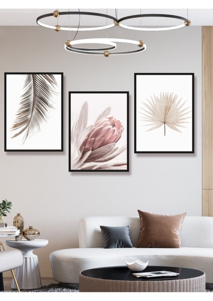 Tekno Trust Çok Renkli Modern Sanatsal Uv Baskı Mdf Dekoratif Tablo Mdf 3 Çerçevesiz Modern