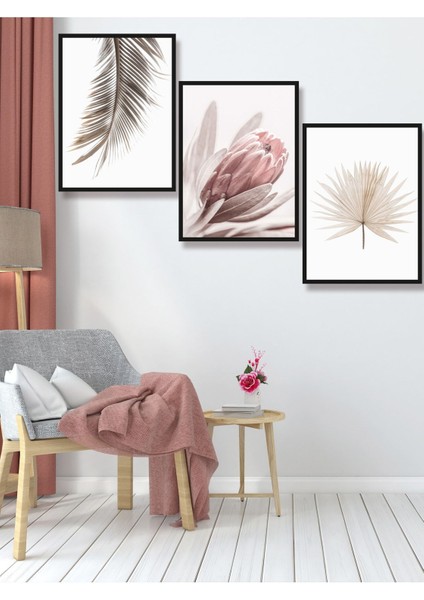 Tekno Trust Çok Renkli Modern Sanatsal Uv Baskı Mdf Dekoratif Tablo Mdf 3 Çerçevesiz Modern