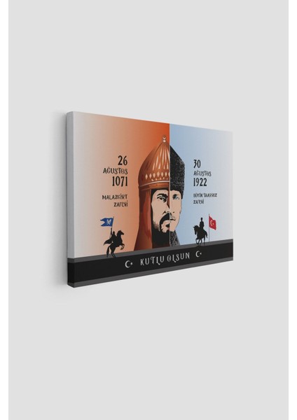 Tekno Trust Çerçeveli Atatürk Kanvas Tablo Dekoratif Atatürk Portre Tablo 276 Modern Beyaz modelleri