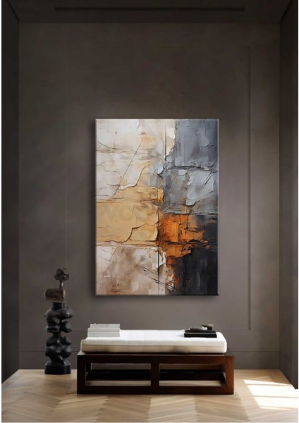 Tekno Trust Çerçevesiz Soyut Dekoratif Kanvas Tablo - VOOV2630 Modern Kanvas 1 Parça Çok Renkli fiyatları