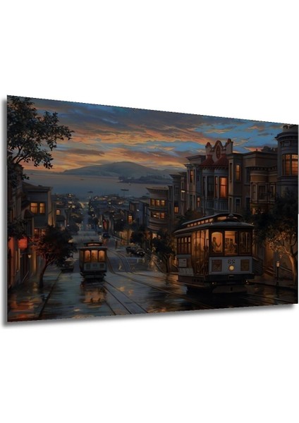 Tekno Trust 1 Parça Dekoratif Istanbul Manzara Resimleri Duvar Dekorasyon Ahşap Tablo Şık Yatay Duvar Dekorasyo modelleri