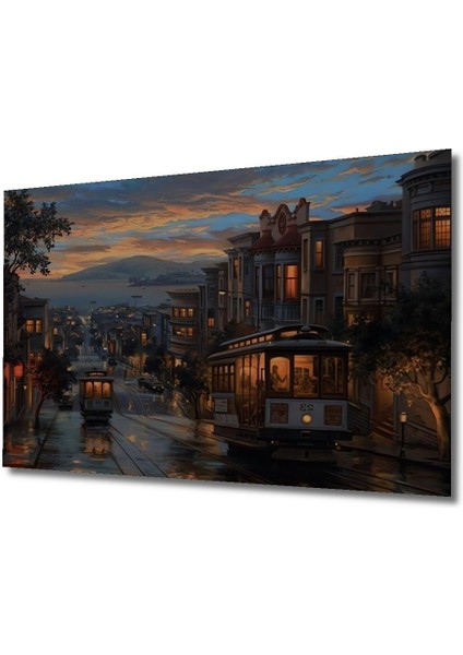 Tekno Trust 1 Parça Dekoratif Istanbul Manzara Resimleri Duvar Dekorasyon Ahşap Tablo Şık Yatay Duvar Dekorasyo fırsatları