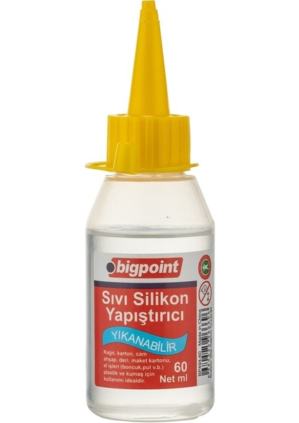 Sıvı Silikon Yapıştırıcı 60 ml 24'lü Kutu