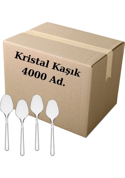 Kristal Kaşık 4000 Ad. Koli