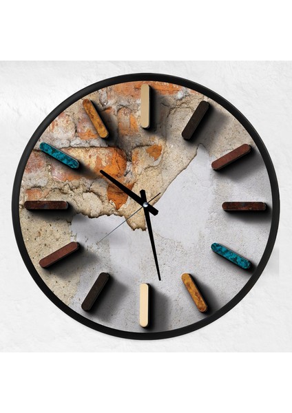 Stone Kanvas (Ahşap) Duvar Saati - 70 cm modelleri