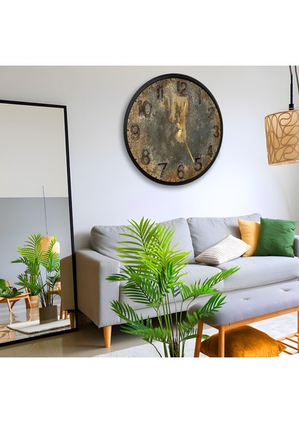 Vintage Kanvas (Ahşap) Duvar Saati - 50 cm fiyatları