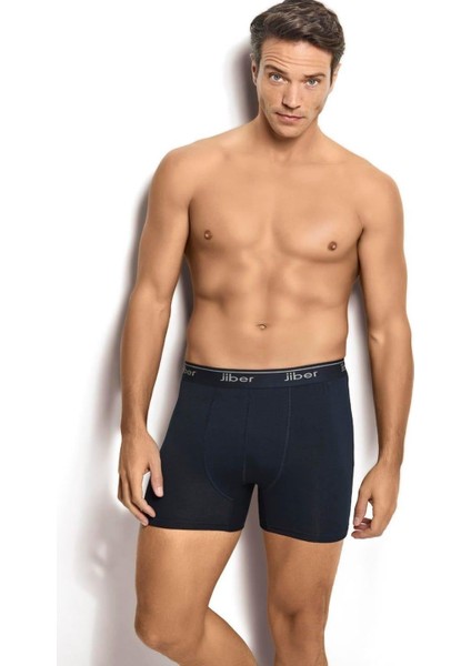 156 Erkek Boxer Likralı Şort Tekli