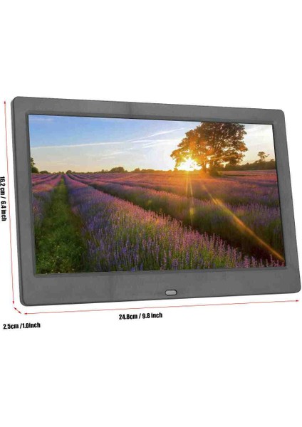 Dijital Fotoğraf Çerçevesi IPS LCD Panel 1280*800 Uzaktan Kumanda Mp3 Çalar Dijital Çerçeve