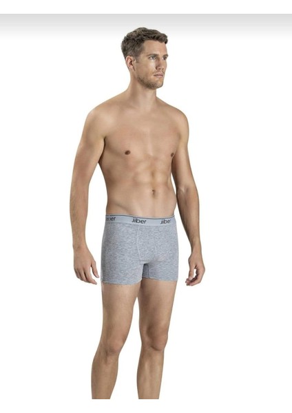 156 Erkek Boxer Likralı Şort Tekli