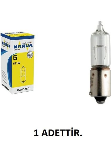 24V 21W Halojen Ampul H21W Narva 68196 1 Adet