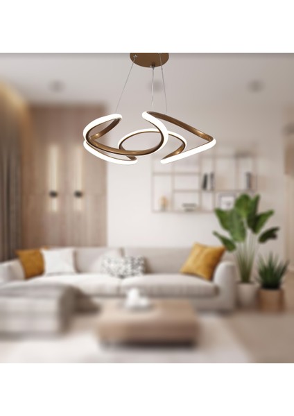 TT307-35-ESK Tt Aydınlatma Helezon Modeli Eskitme Boyalı LED Avize fiyatları