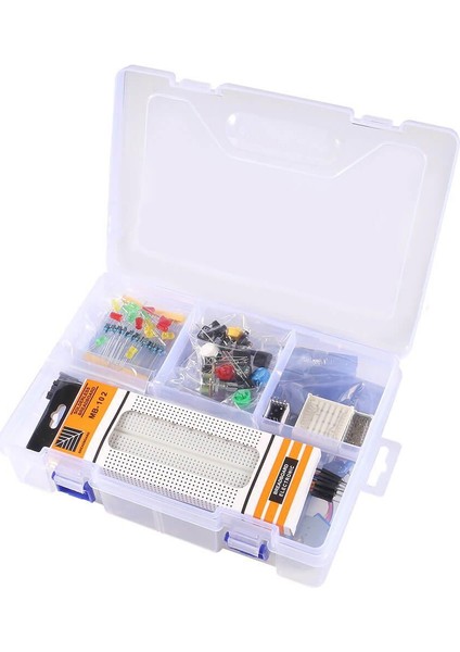 Arduino Uno R3 Başlangıç Eğitim Seti Kiti - Kutulu - 33 Parça 103 Adet modelleri