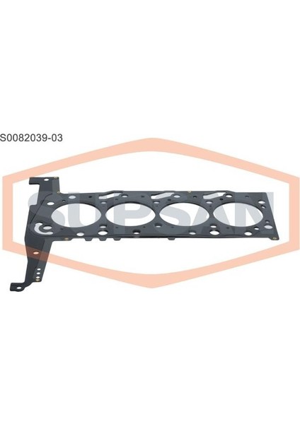 Silindir Kapak Conta Transit V184 V185 V347 V348 2,4 Tdci / Tde 5C1Q6051CA S0082039-03 3 Çentik Supsan