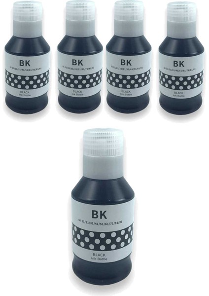 Canon G2420 G2430 G2460 G2470 Siyah Muadil Mürekkep 5'li Set fiyatları