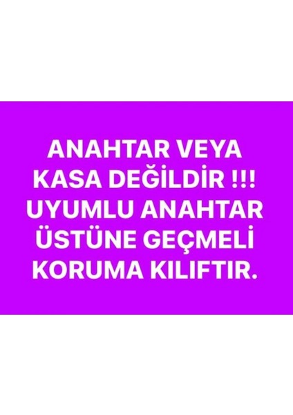 Chevrolet Cruze ve Opel Astra Insignia Corsa 3 Tuş Anahtar Koruma Kılıf
