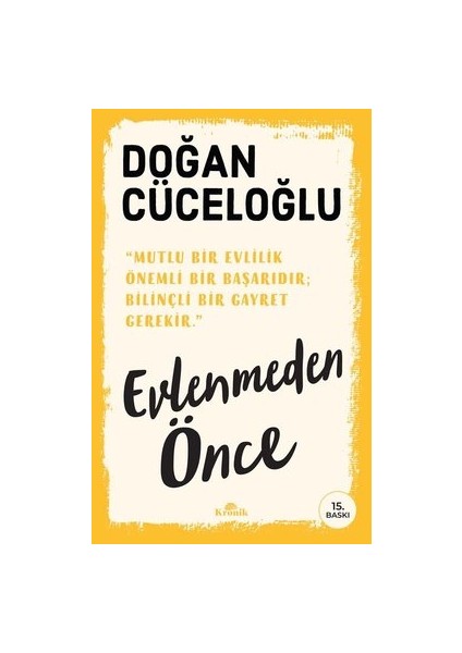 Evlenmeden Önce