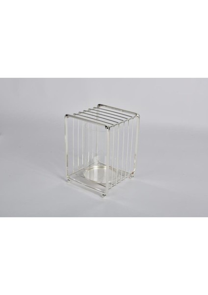 Seta Regina Mumluk Dikdörtgen Kafes Sılver Büyük 30X14.5 cm fiyatları