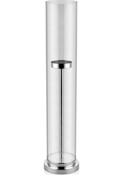 Seta Regina Mumluk Dev Cam Uzun Sılver Orta 82*17 cm
