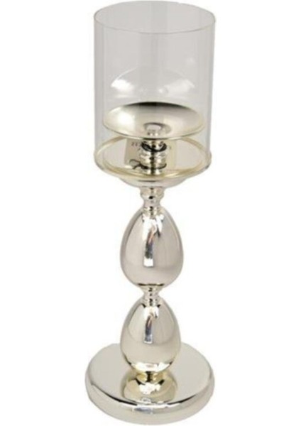Seta Regina Mumluk Boğumlu Sılver Büyük 15X15X44 cm fiyatları