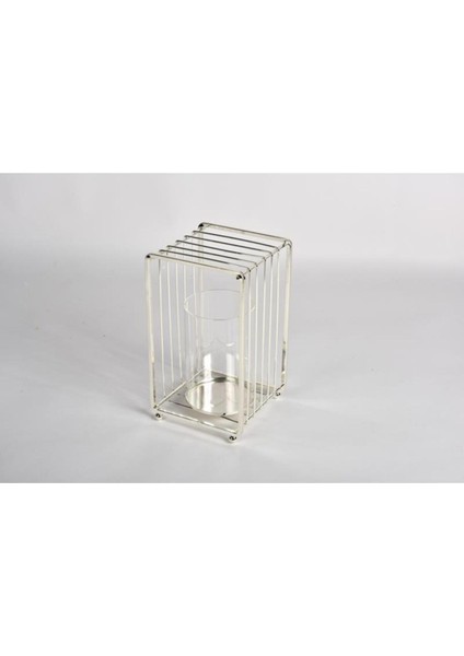 Seta Regina Mumluk Dikdörtgen Kafes Sılver Küçük 20X14.5 cm fiyatları