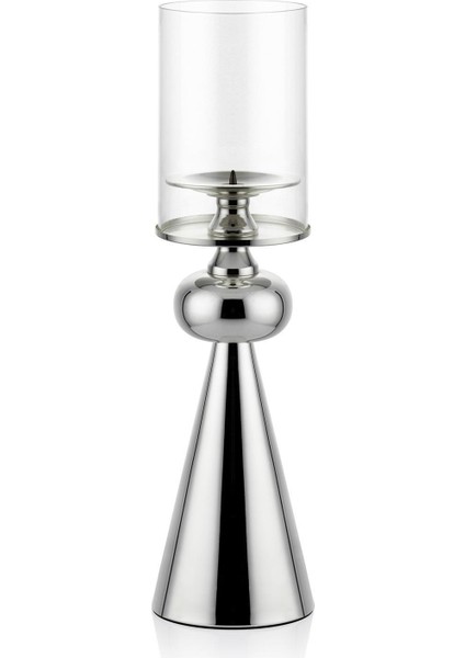 Seta Regina Mumluk Toplu Konik Sılver Küçük 40.5 cm