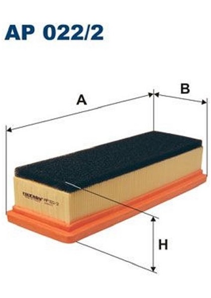 AP022/2 Filtron Hava Filtresi Fiat Doblo 05> Albea 07> Fiorino 09> Panda 09> Punto 1.4 Fiat 500