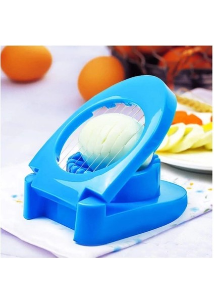 Yumurta Dilimleyici Pratik Dilimleme Kesme Aleti Aparat Paslanmaz Tel Bıçak Kesici Doğrayıcı