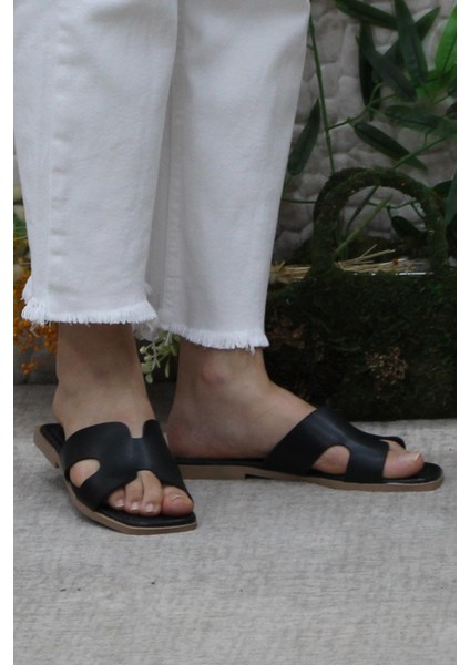 3563 Siyah Zarif Şık Günlük Terlik Ev Terliği Kadın Terlik fiyatları