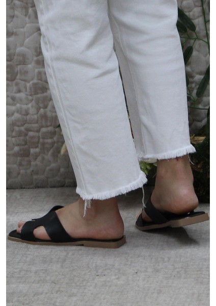 3563 Siyah Zarif Şık Günlük Terlik Ev Terliği Kadın Terlik fırsatları