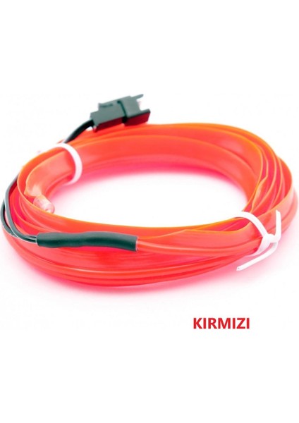 Araç Içi Torpido Şerit Ledi Kırmızı, Ip Neon, Ip LED 2 mt