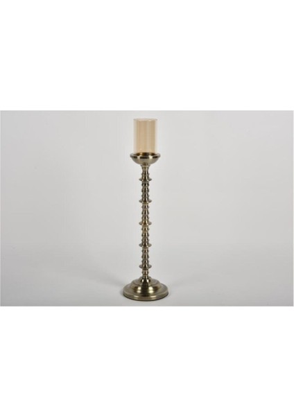Seta Regina Şamdan Girintili Bronz Büyük 54X16X16 cm fiyatları