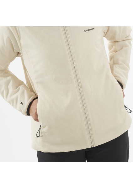Mountain Flex Kapüşonlu Kadın Outdoor Montu - Bej indirimleri