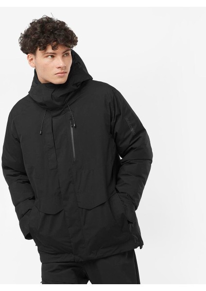 Patroller Gore-Tex Down Erkek Kaz Tüyü Mont - Siyah