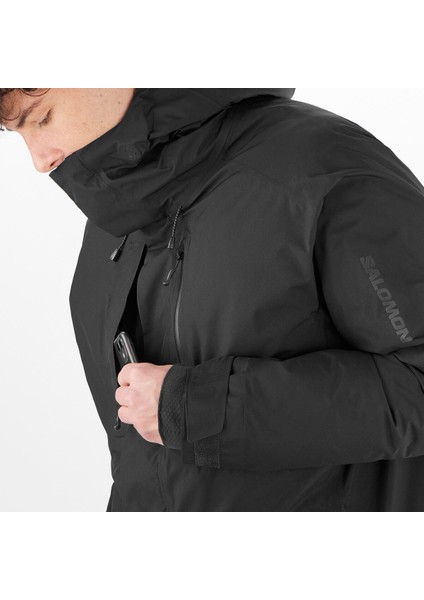 Patroller Gore-Tex Down Erkek Kaz Tüyü Mont - Siyah