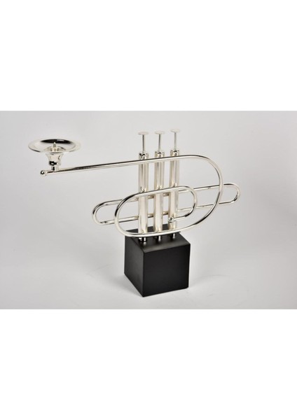 Seta Regina Şamdan Trumpet Yatay Sılver 10X33X43 cm fiyatları