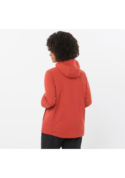 Mountain Flex Kapüşonlu Kadın Outdoor Montu - Kırmızı fiyatları
