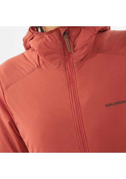 Mountain Flex Kapüşonlu Kadın Outdoor Montu - Kırmızı fırsatları